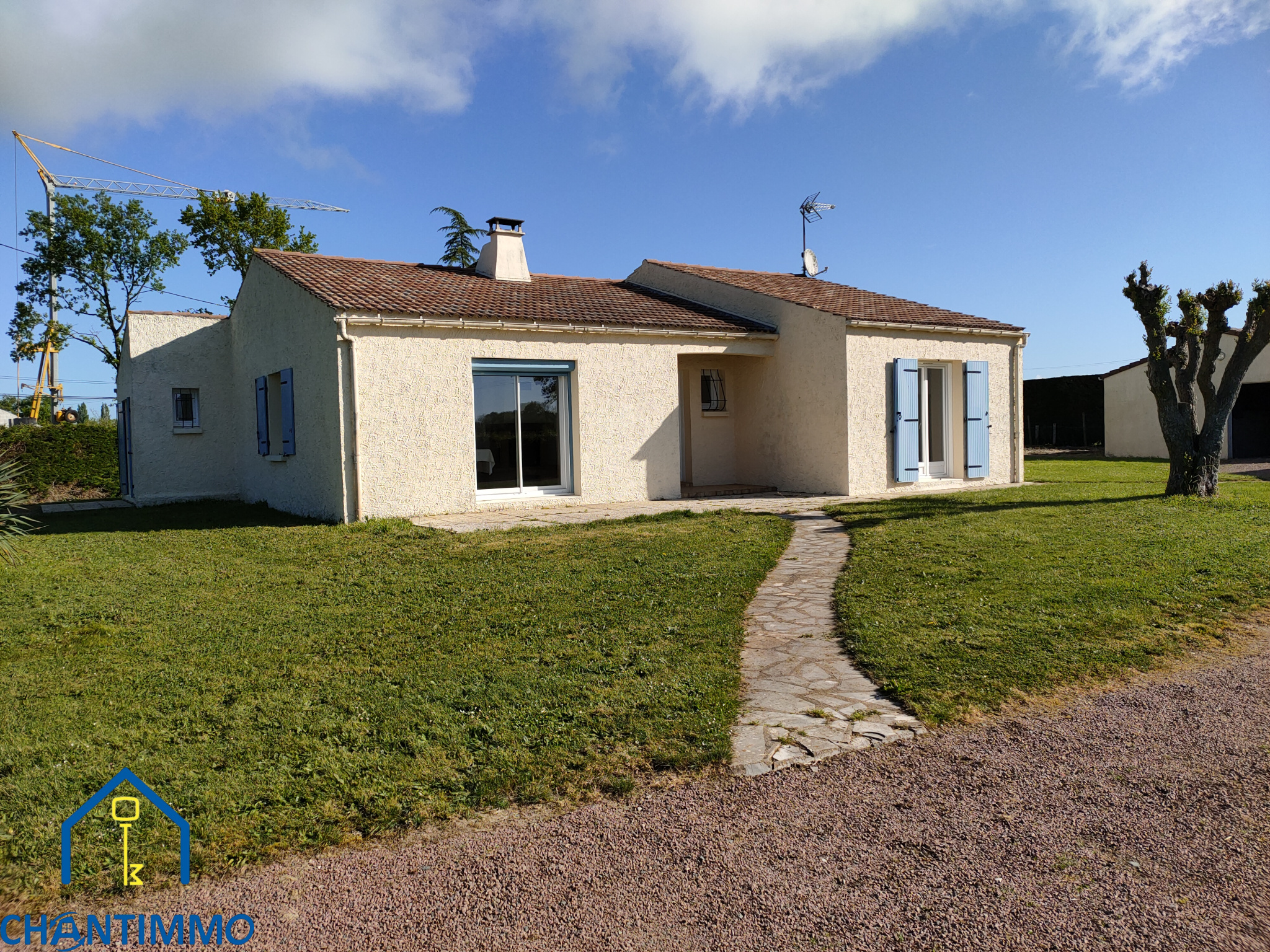 Pavillon de plain-pied en campagne