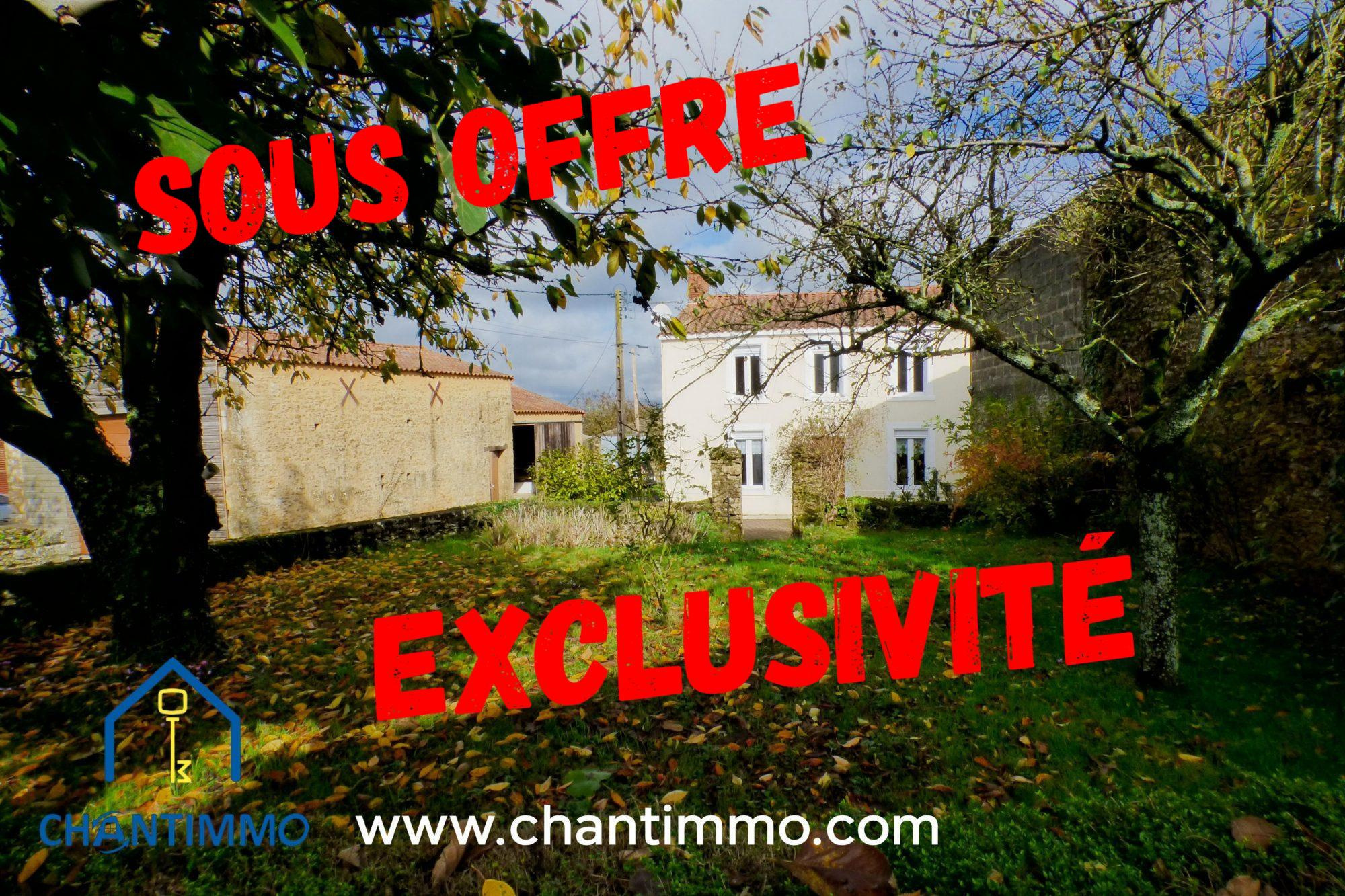 Maison en pierres habitable de suite
