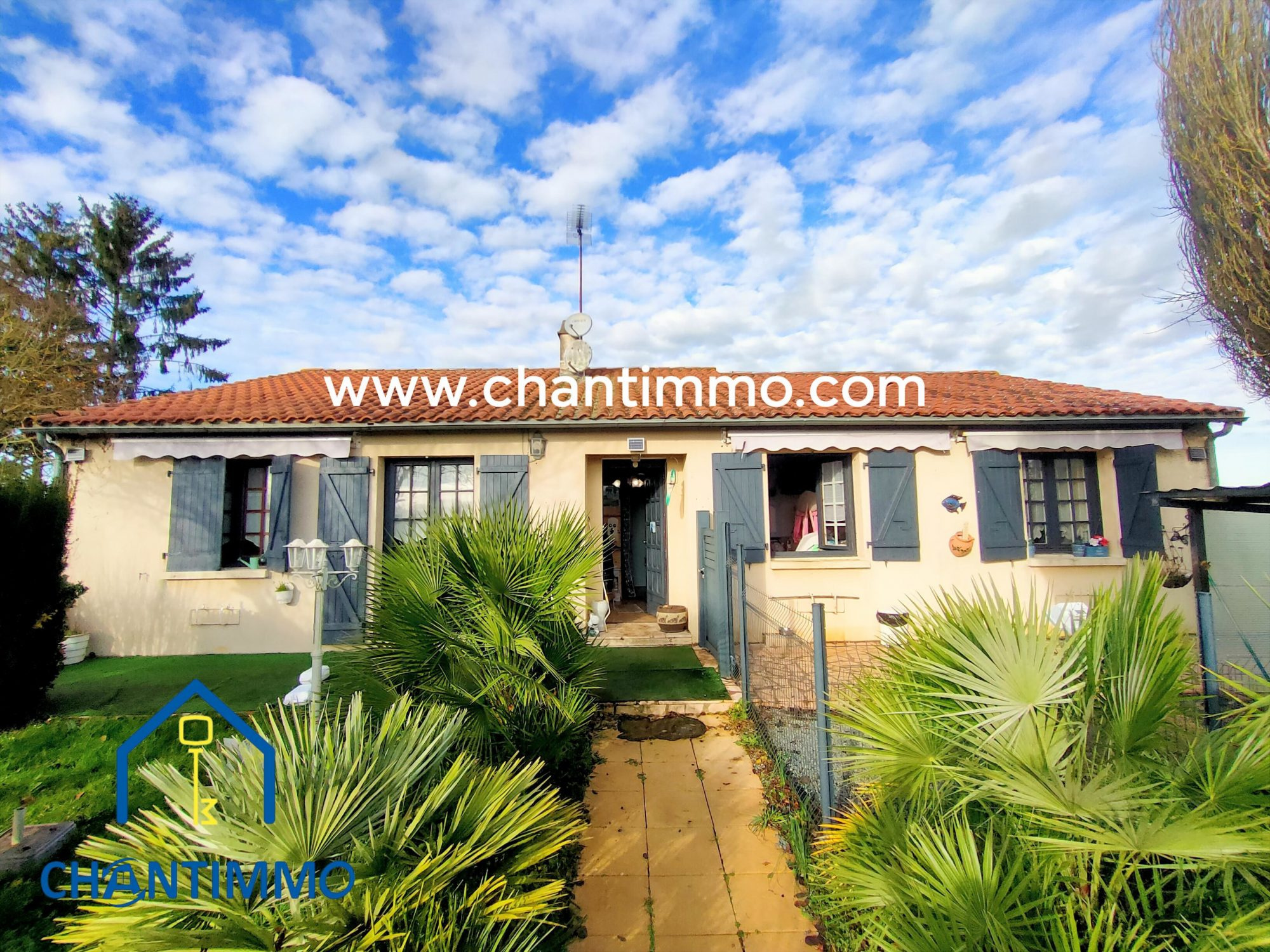 Pavillon de plain-pied en campagne