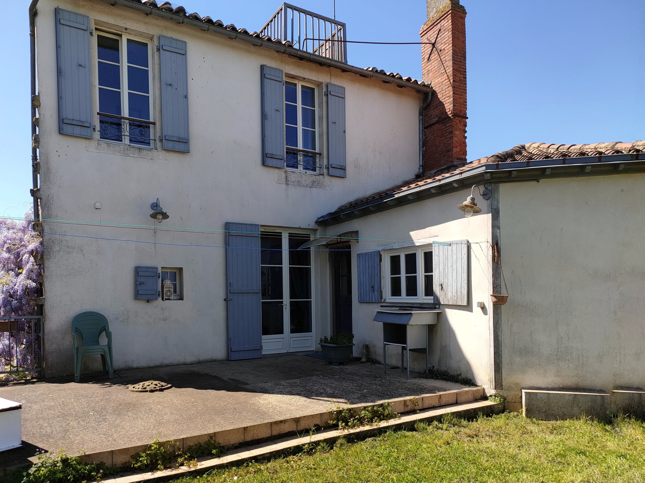 Maison en pierres rénovée