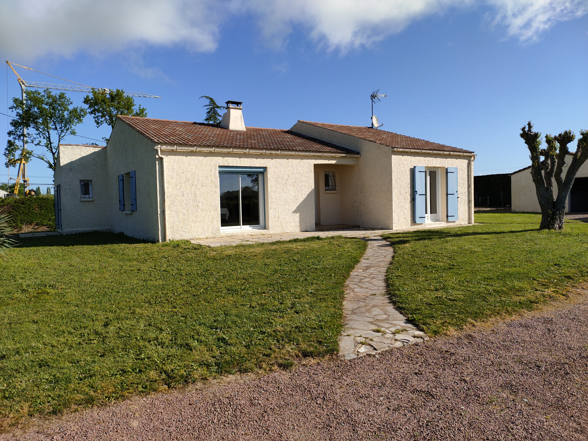 Pavillon de plain-pied en campagne